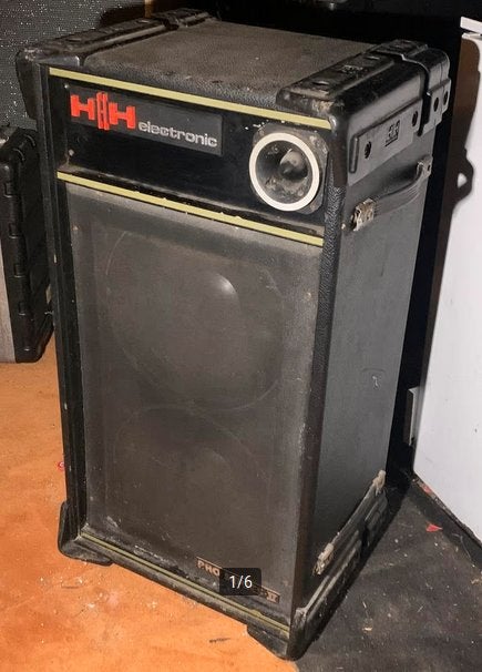 HH 200 PRO Enceintes avec 2x 12" + Tweeter HF la paire, TV, Hi-fi & Vidéo, Enlèvement, Utilisé, 150 watts ou plus, Enceintes stéréo