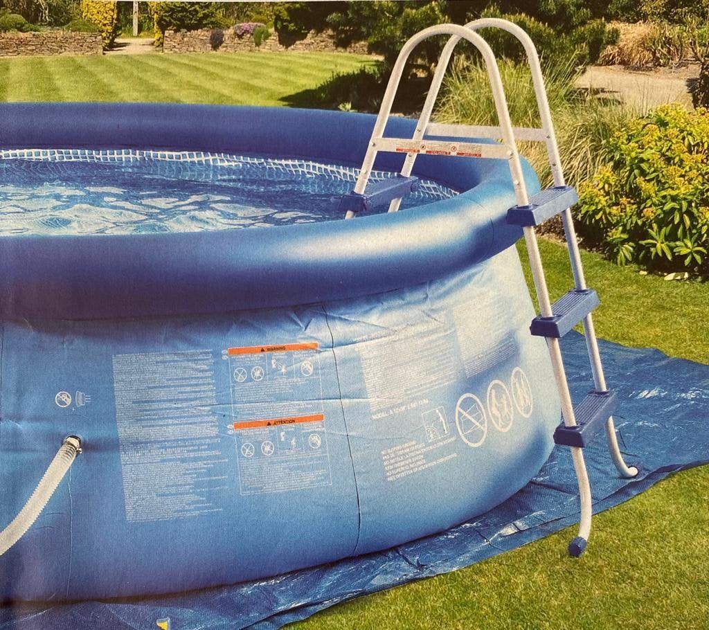 zwembad opbouw met ladder - nooit gebruikt, Tuin en Terras, Zwembaden, Ophalen, 80 tot 120 cm, Nieuw, Opzetzwembad