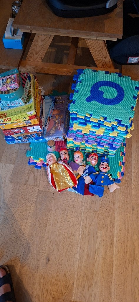 Speel tegels en puzzels, Kinderen en Baby's, Ophalen, Gebruikt