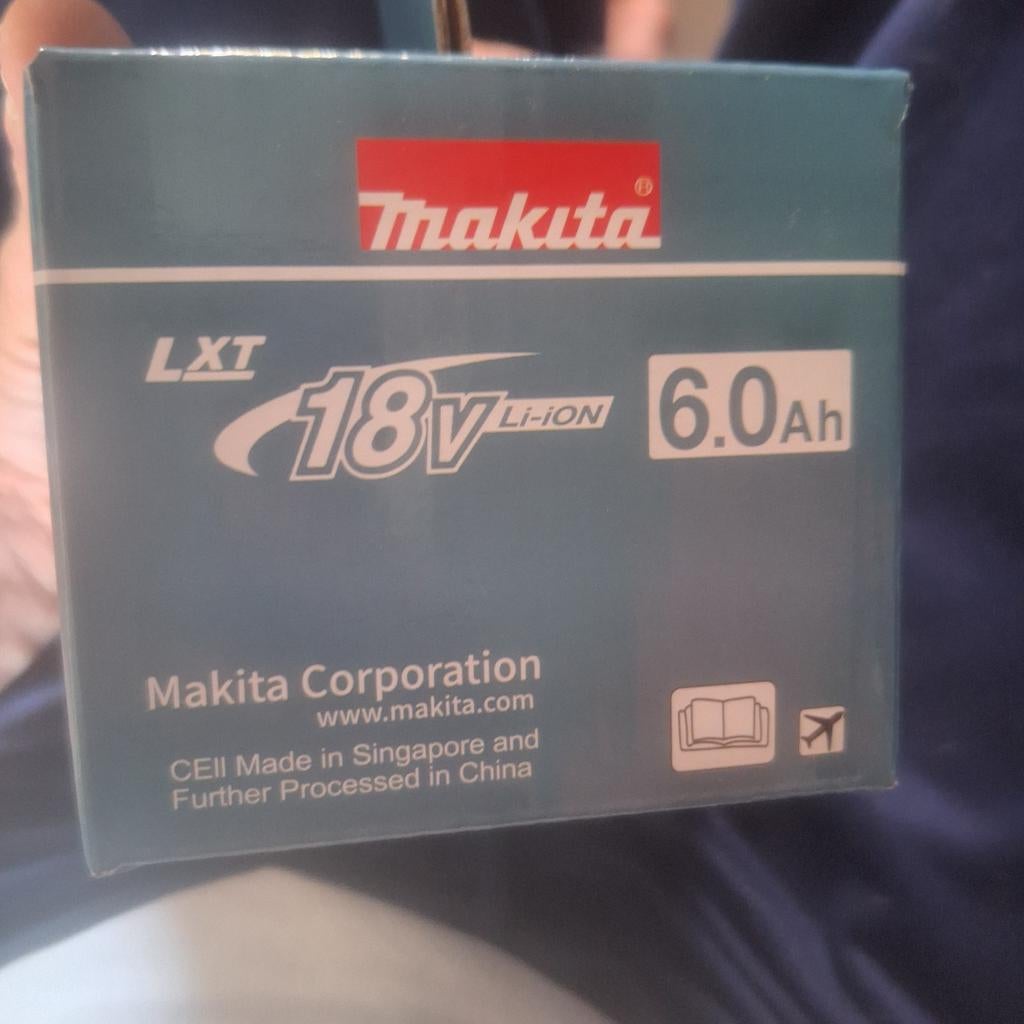 Makita 18V 6AH batterij, Ophalen of Verzenden