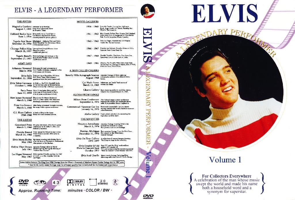 ELVIS PRESLEY A LEGENDARY PERFORMER VOLUME 1, Alle leeftijden, Ophalen of Verzenden, Zo goed als nieuw
