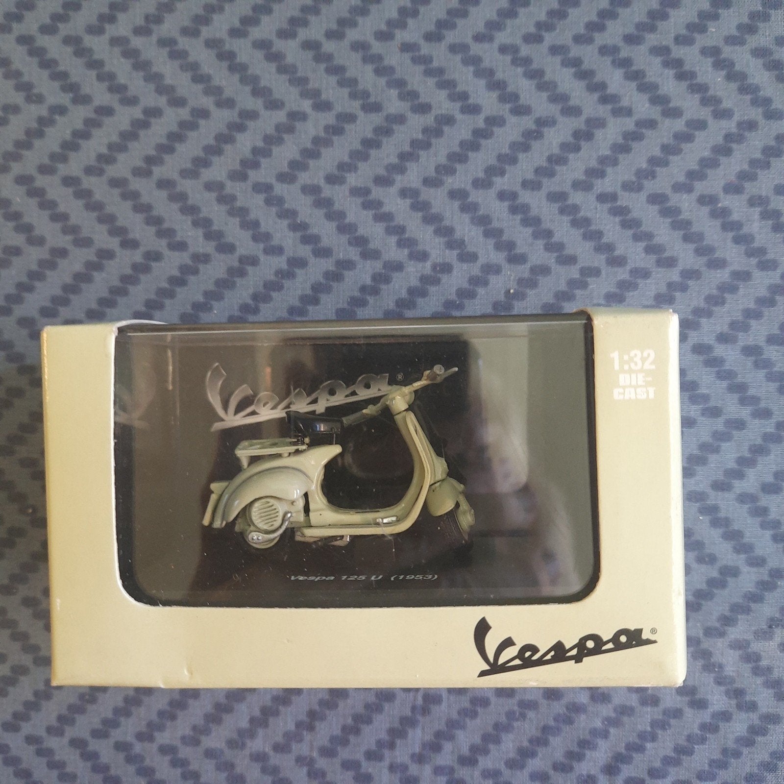 NEW RAY ITALIA*1/32*VESPA 125 U 1953*VINTAGE*NEW* MIB *, Ophalen, Nieuw, Overige typen, Overige merken