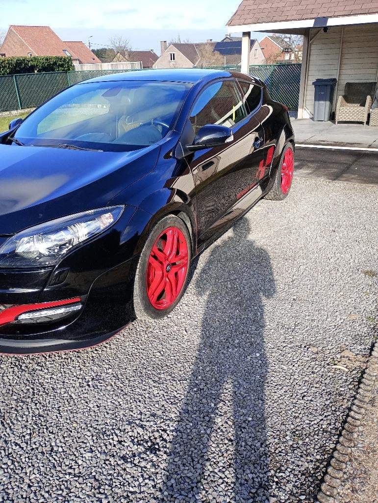 RENAULT MEGANE RS CUP. RECARO. STAGE 1 ., Auto's, Stof, Zwart, 4 cilinders, Zwart