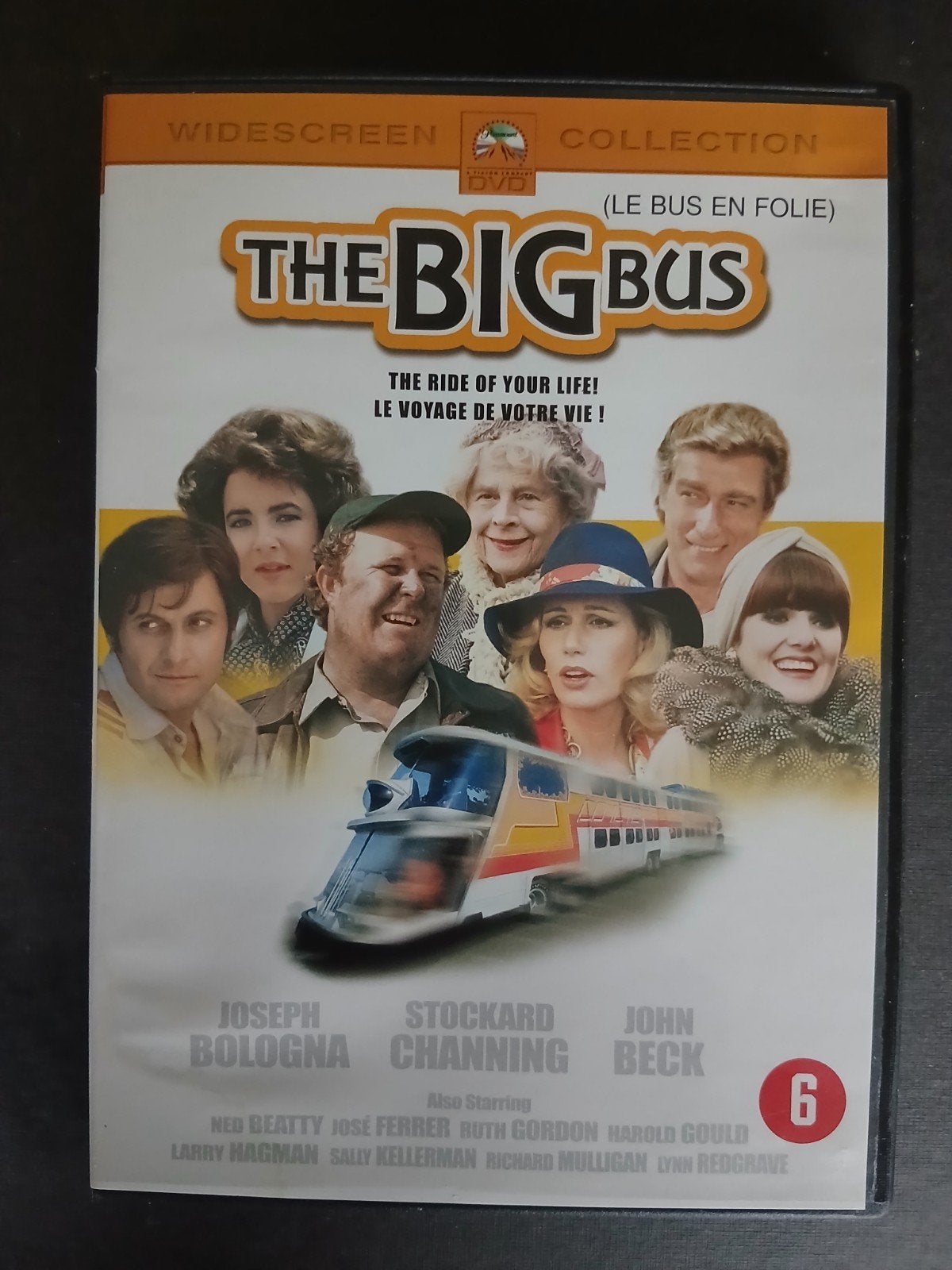 The big bus (1976) Ned Beauty,Larry Hagman,Stockard Channing, Verzenden, Zo goed als nieuw, Komedie, Vanaf 6 jaar