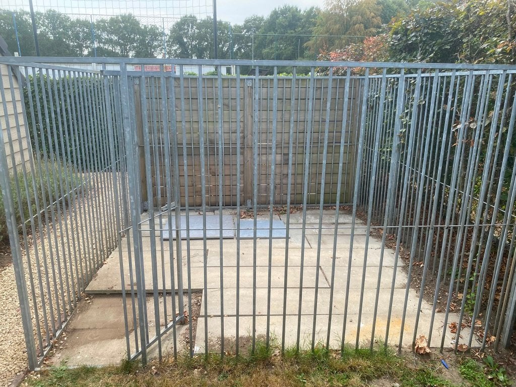 Hondenkennel / hondenren 3x3, Enlèvement, Utilisé, 100 cm ou plus, Chenil chien