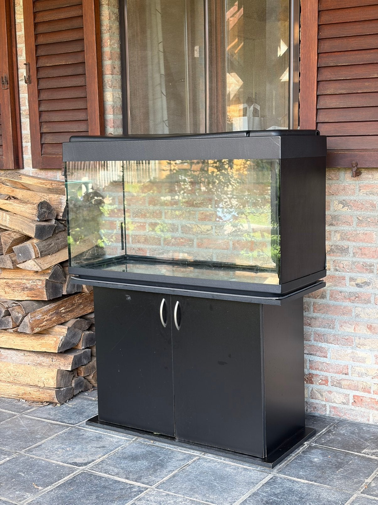 Aquarium 200 L inclusief meubel, Dieren en Toebehoren, Ophalen, Gebruikt, Leeg aquarium