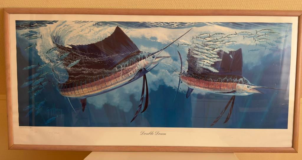 Guy Harvey Double Down” Lim.Edition (285/500) Gesigneerd, Ophalen