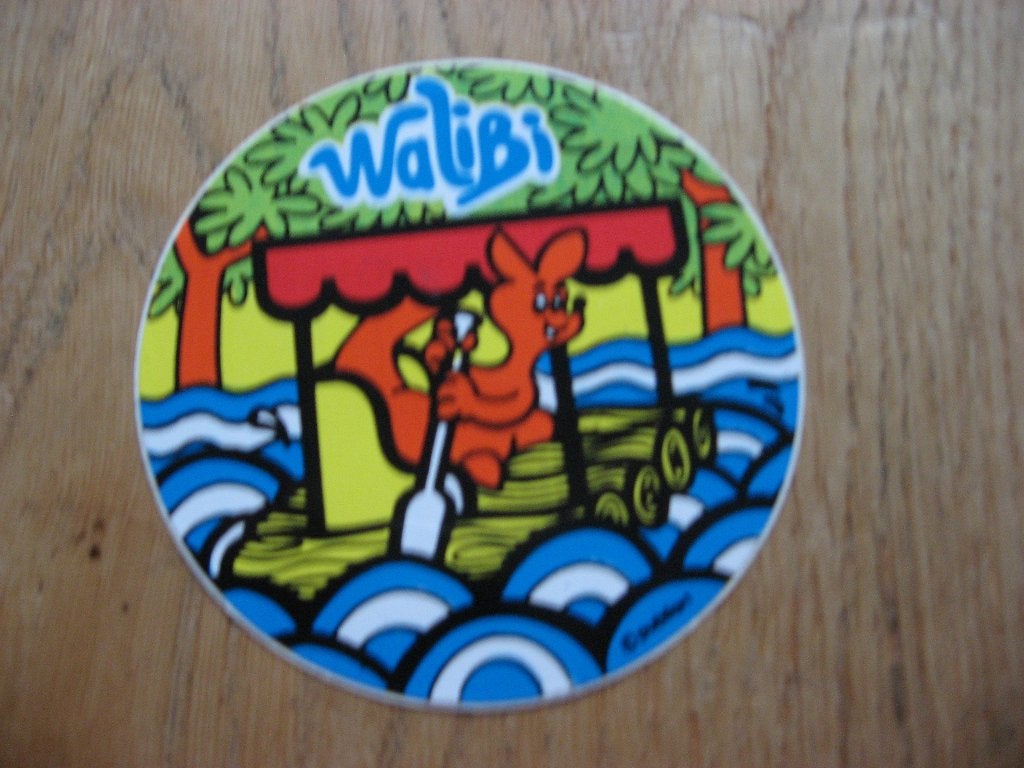 Walibi Pretpark Ola Vintage Sticker, Verzamelen, Ophalen of Verzenden, Nieuw, Overige typen