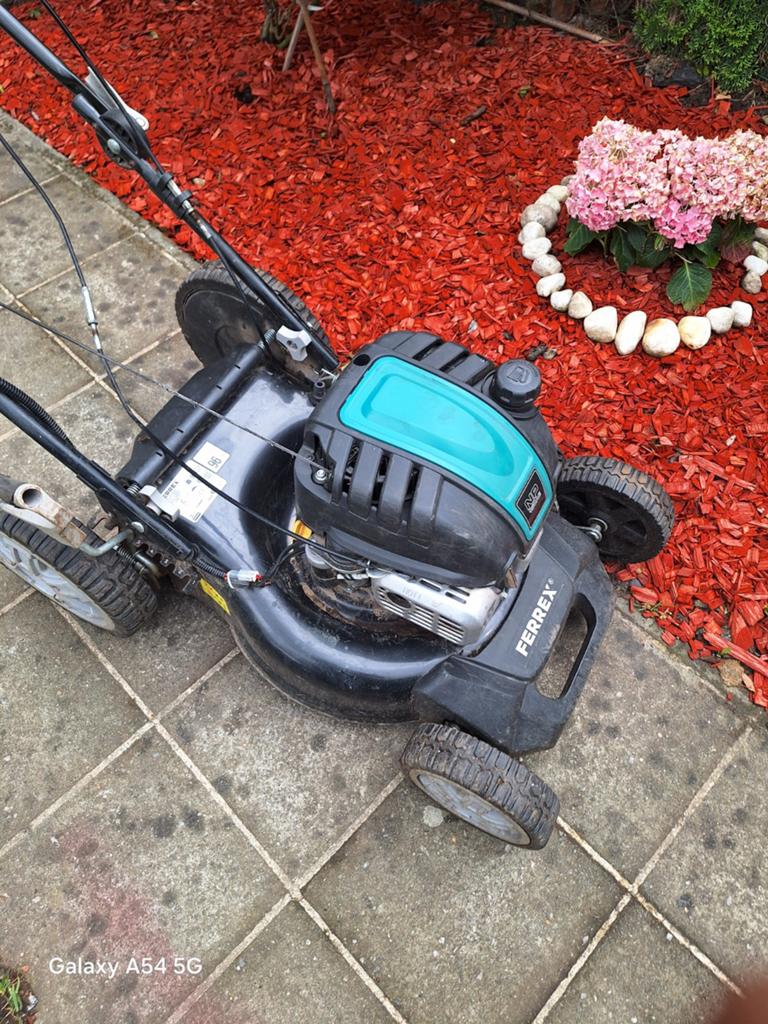 Ferrex-maaier, Tuin en Terras, Grasmaaiers, Ophalen of Verzenden, Zo goed als nieuw, Benzine-grasmaaier