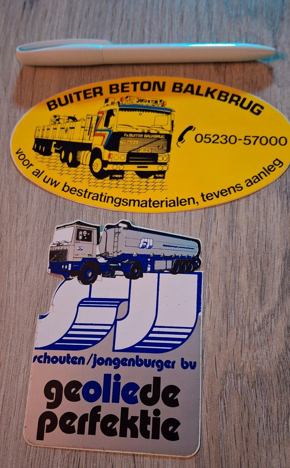 lot vintage stickers Volvo truck vrachtwagen, Ophalen of Verzenden, Zo goed als nieuw, Merk