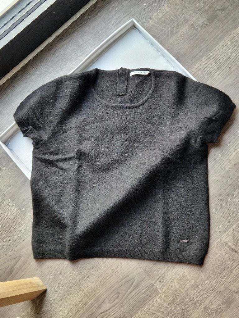 shirt zwart lichte wol van het merk Xandres, Kleding | Dames, Maat 38/40 (M), Zwart, Ophalen of Verzenden, Zo goed als nieuw