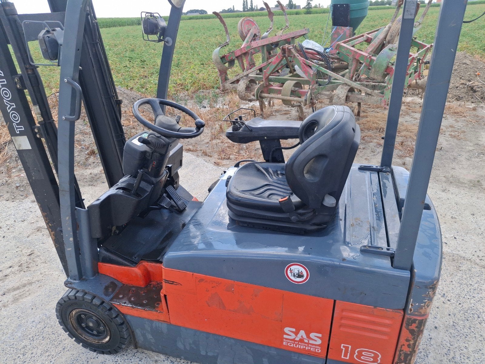 Toyota 7fbef18 bj03 triplex, électrique, Enlèvement, Toyota, Vergel105@hotmail.com