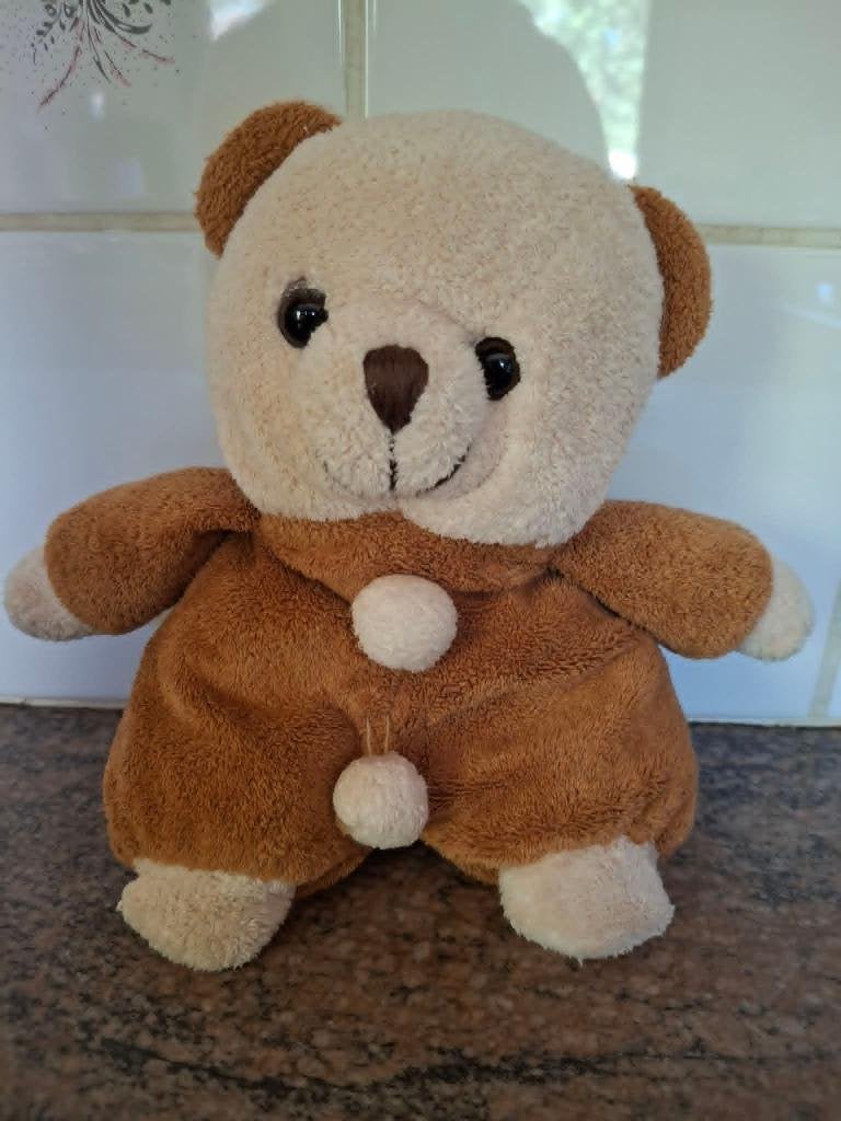 * Beertje bruin beige zacht, Beer, Ophalen of Verzenden, Zo goed als nieuw, Middelgroot (20 tot 80 cm)