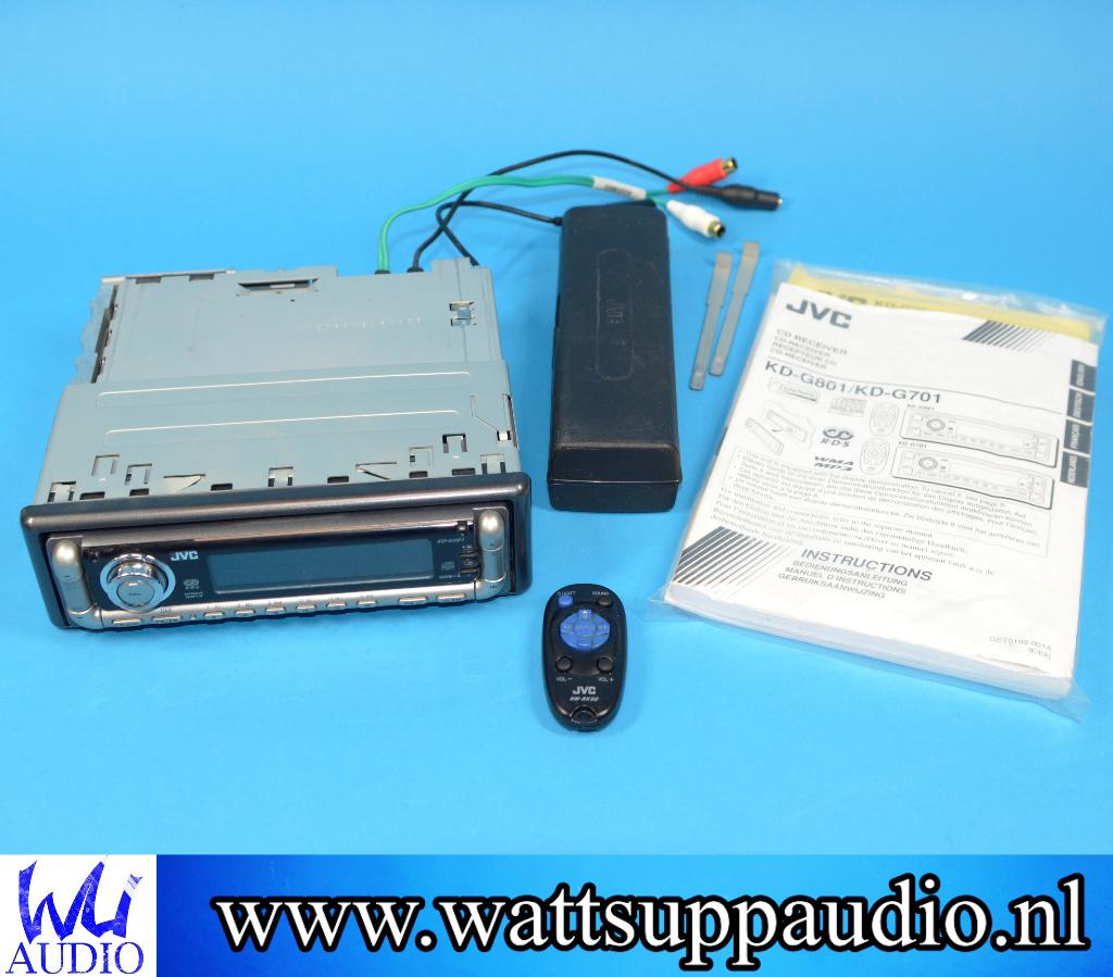 JVC KD-G801 1-din headunit / Autoradio, Enlèvement ou Envoi, Utilisé
