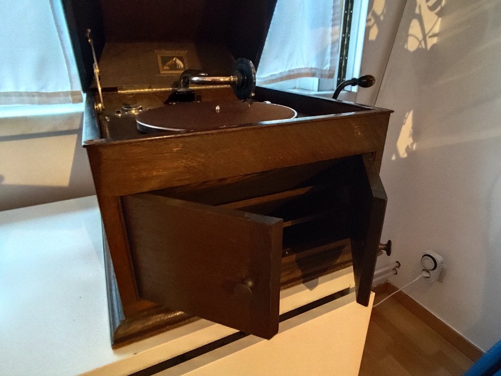 grammofoon His Masters Voice, Antiek en Kunst, Ophalen
