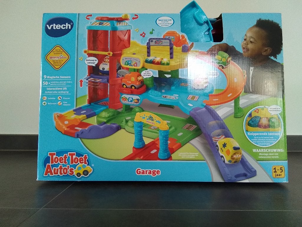 Vtech Toet Toet Auto's garage, Kinderen en Baby's, Speelgoed | Vtech, Ophalen, Zo goed als nieuw