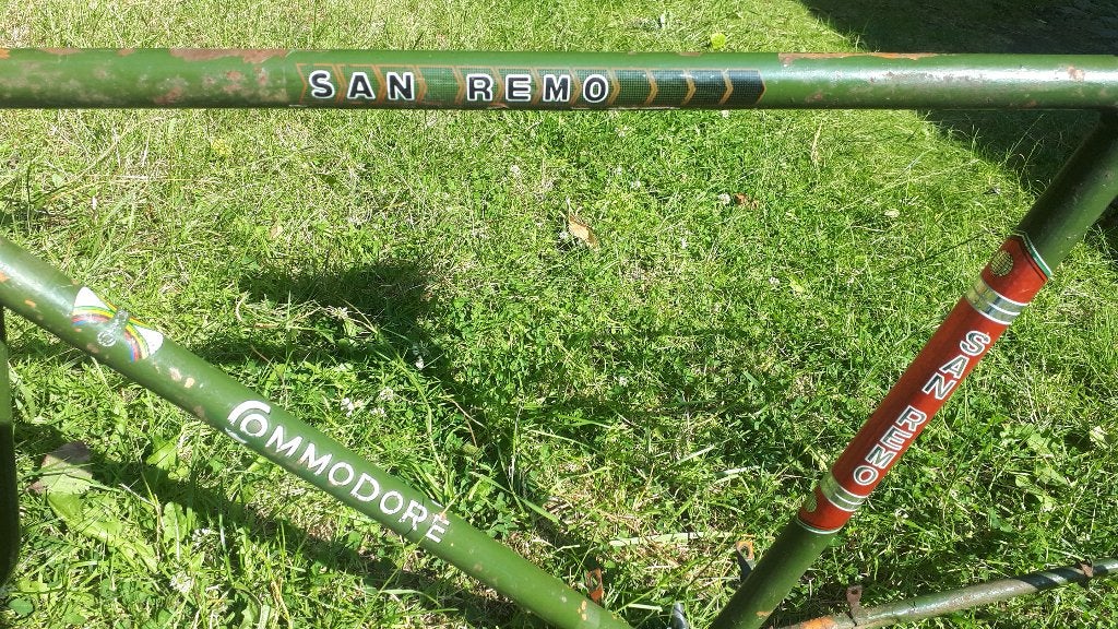 Frame stalen herenfiets, Ophalen