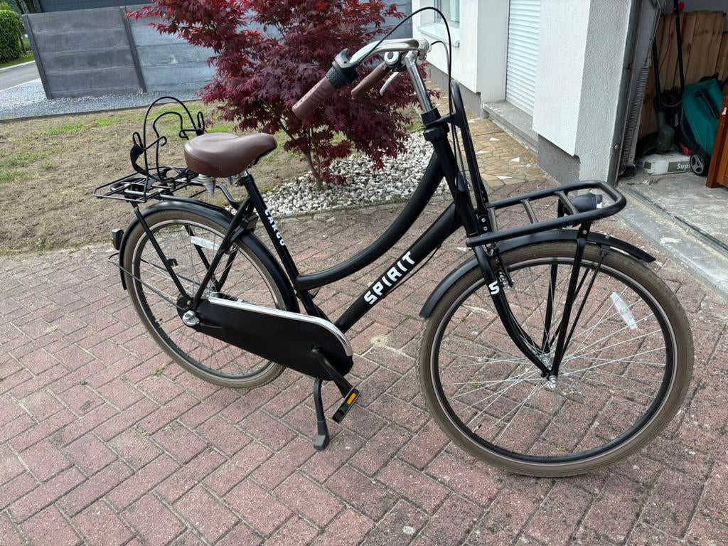 Spirit fiets zwart, Ophalen, Terugtraprem, Versnellingen, Nieuw