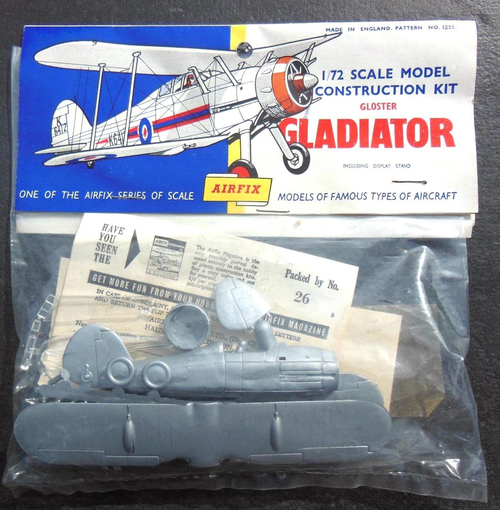 AIRFIX Maquette Vintage Gladiator années '60, Hobby & Loisirs créatifs, Envoi, Neuf, 1:72 à 1:144, Avion