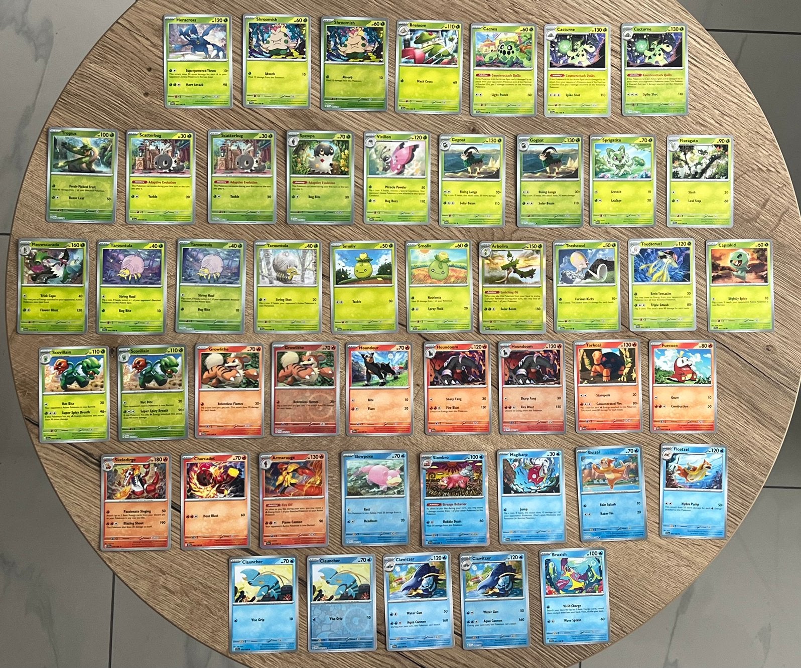 Pokémon Scarlet & Violet - 154 unieke kaarten, Ophalen, Zo goed als nieuw