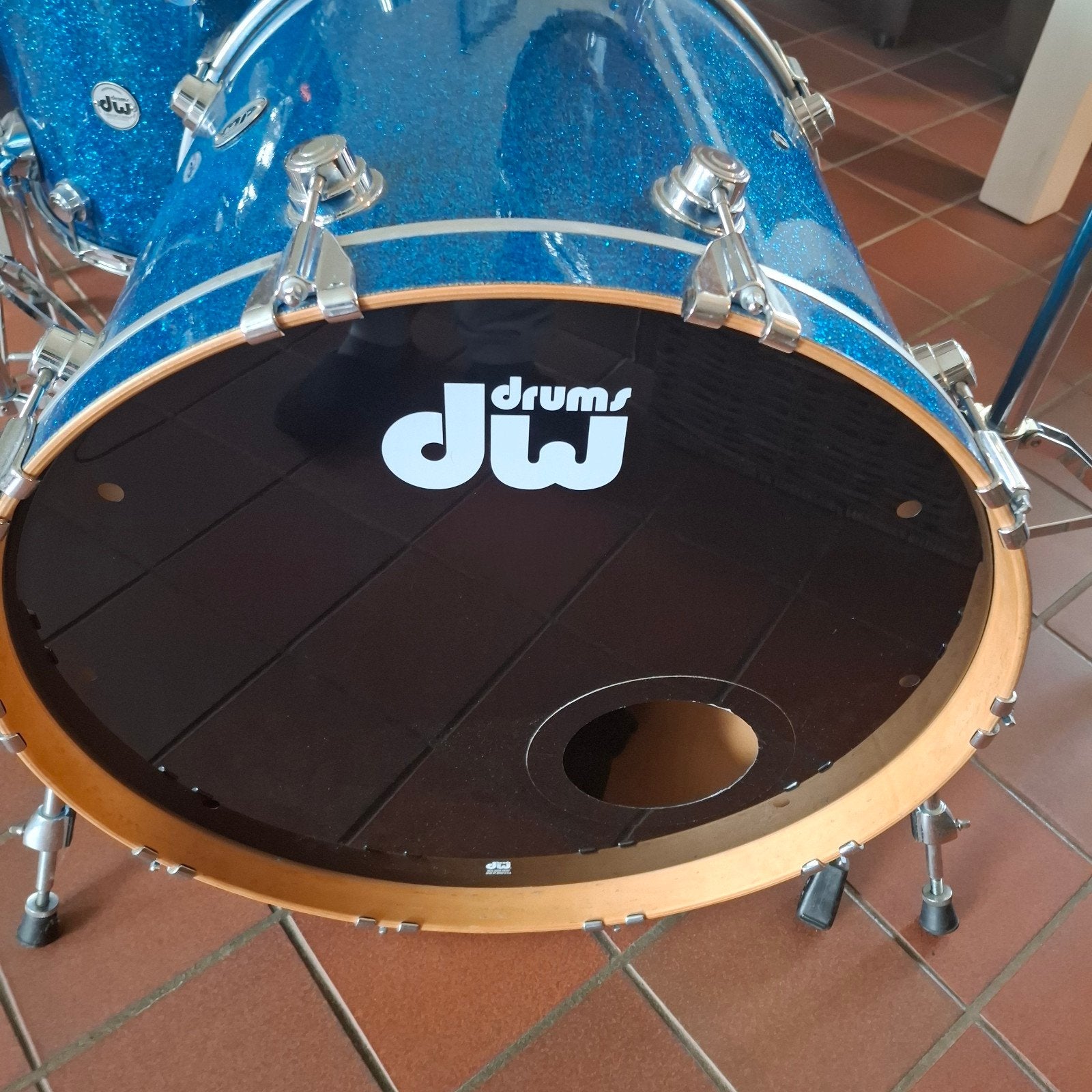 Dw collectors maple serie drumstel met 23 INCH basdrum zgst, Muziek en Instrumenten, Instrumenten | Toebehoren, Ophalen, Zo goed als nieuw