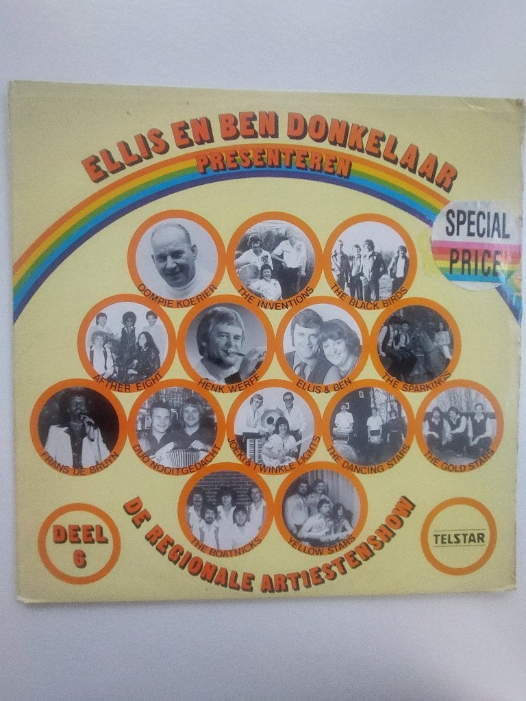 Ellis En Ben Donkelaar - Regionale Artiestenshow Deel 6, Cd's en Dvd's, Vinyl | Nederlandstalig, Inclusief binnenhoes, Ophalen of Verzenden