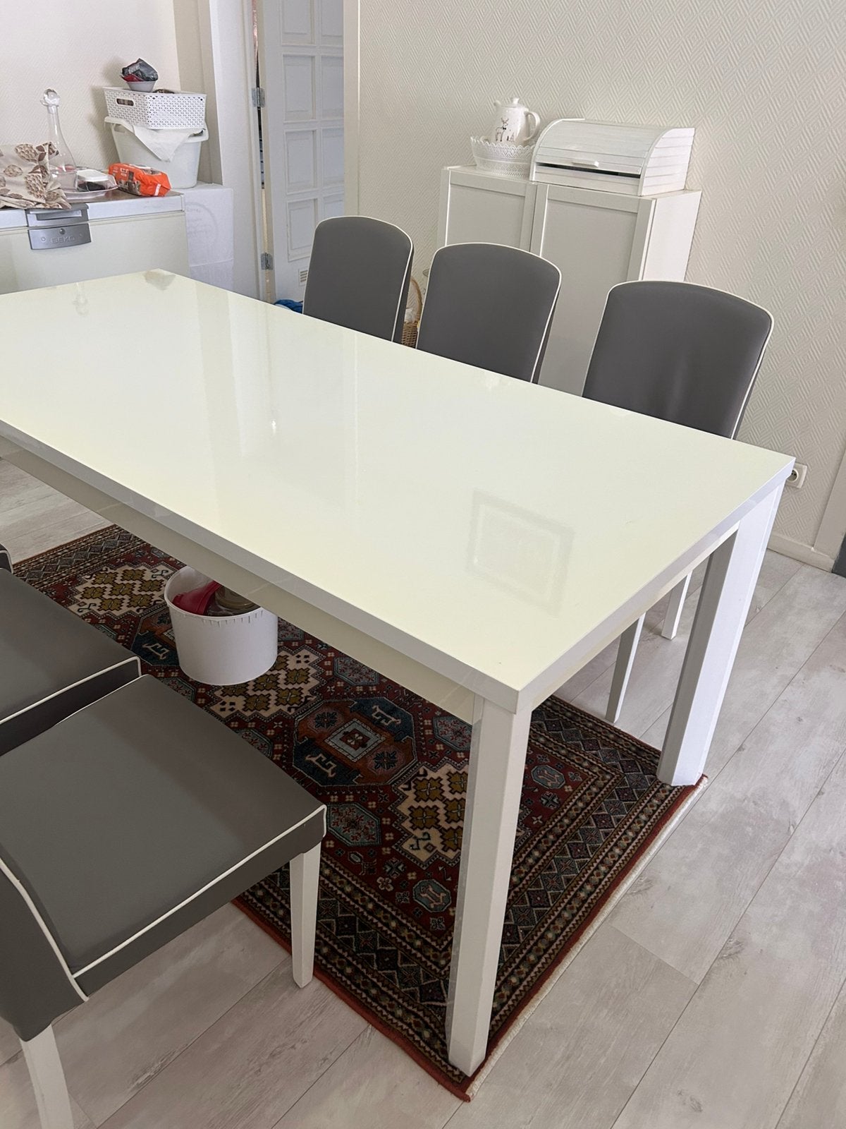 Eettafel met 6 stoelen, Huis en Inrichting, Ophalen