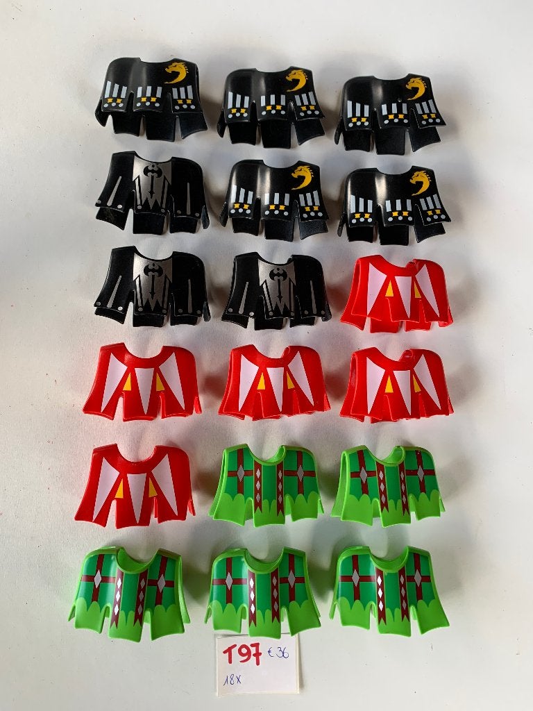 PLAYMOBIL: T97: BEKLEDING VOOR RIDDERPAARDEN, Ophalen of Verzenden, Zo goed als nieuw, Knights, Losse onderdelen