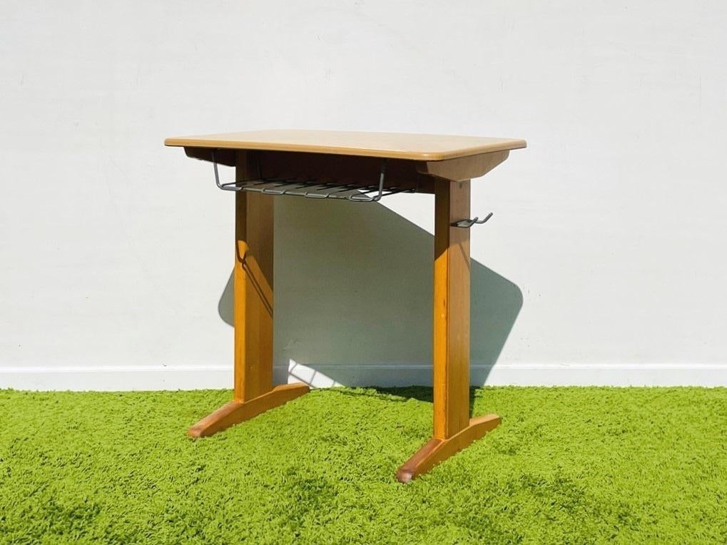 Pupitre d'école Casala Vintage 60s, Enlèvement ou Envoi, Vintage, Espace de rangement, Utilisé