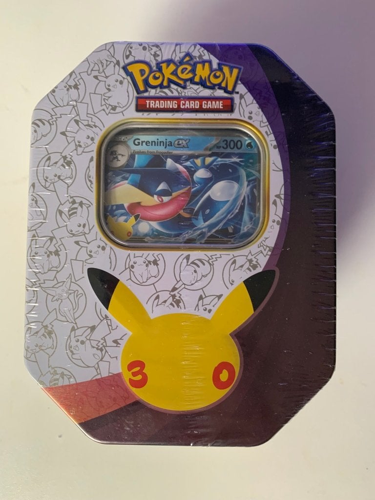 Pokémon TCG : Tin 30e anniversaire (Greninja EX), Enlèvement ou Envoi, Neuf, Booster, Foil