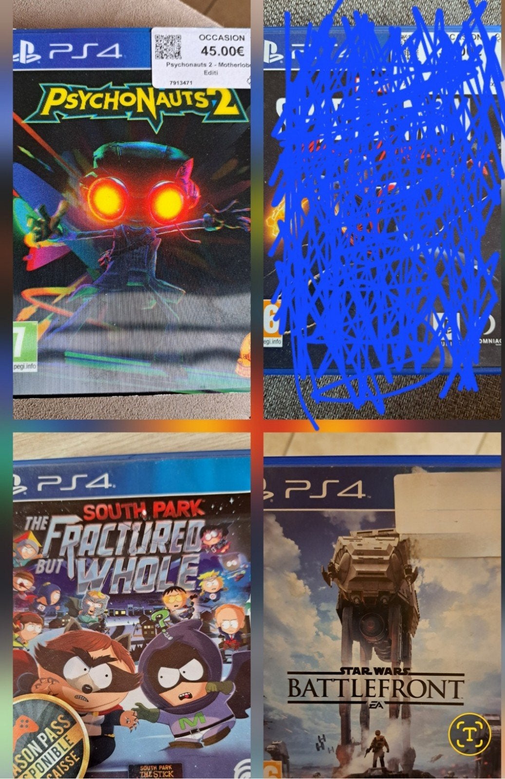 Jeux ps4. Prix unitaire dans l'annonce., Consoles de jeu & Jeux vidéo, Enlèvement