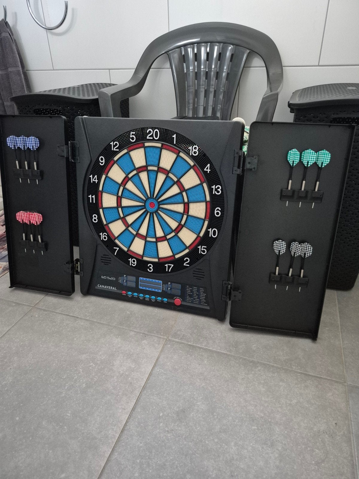 elektronisch dartsbord, Sport en Fitness, Ophalen, Nieuw, Dartbord met pijlen, Elektronisch