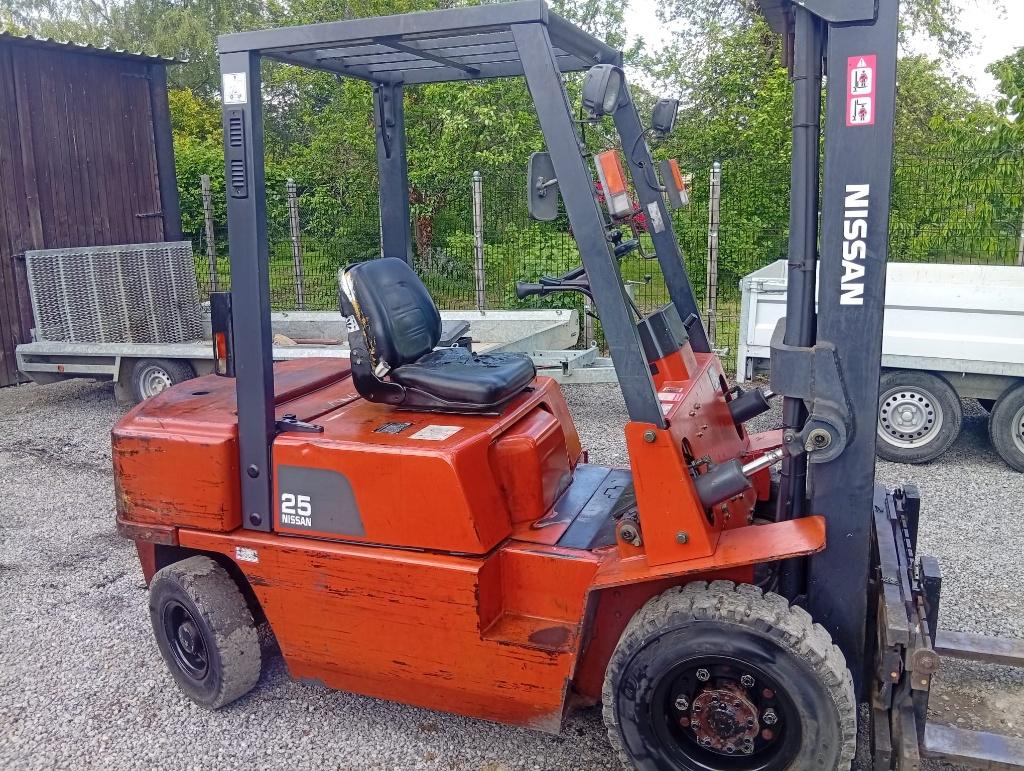 Heftruck Nissan, Ophalen