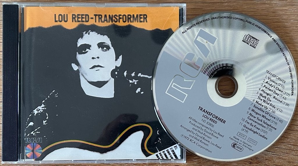 LOU REED - Transformer ( CD ), Envoi, Comme neuf, Rock classique, Album