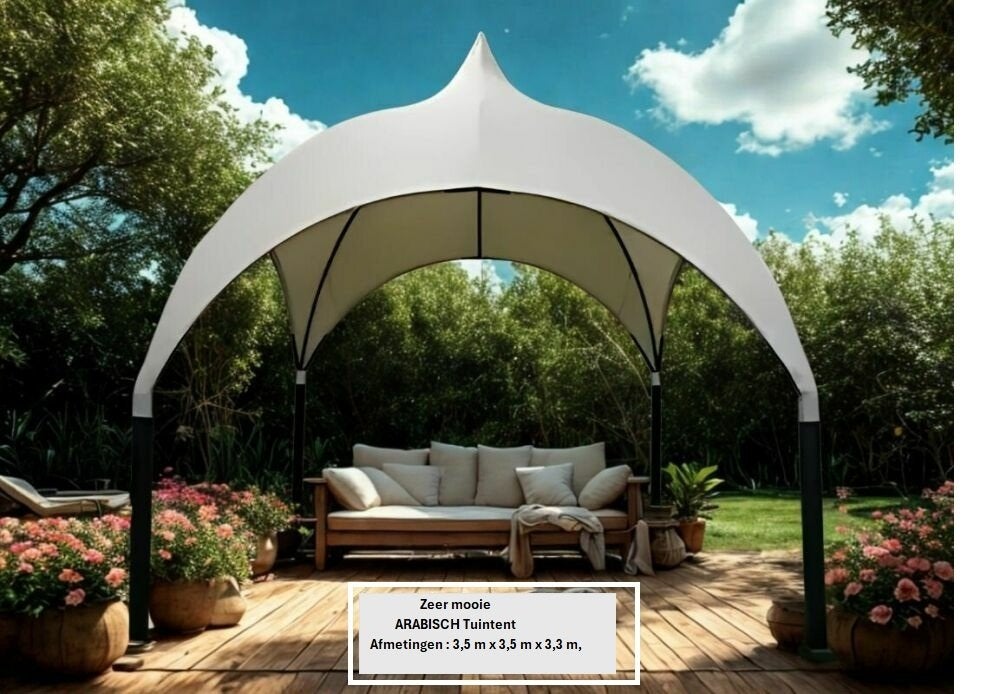 Arabische Tent afmetingen : 3,5 m x 3,5 m x 3,3 m,, Ophalen, Minder dan 4 meter, Nieuw, Pagodetent