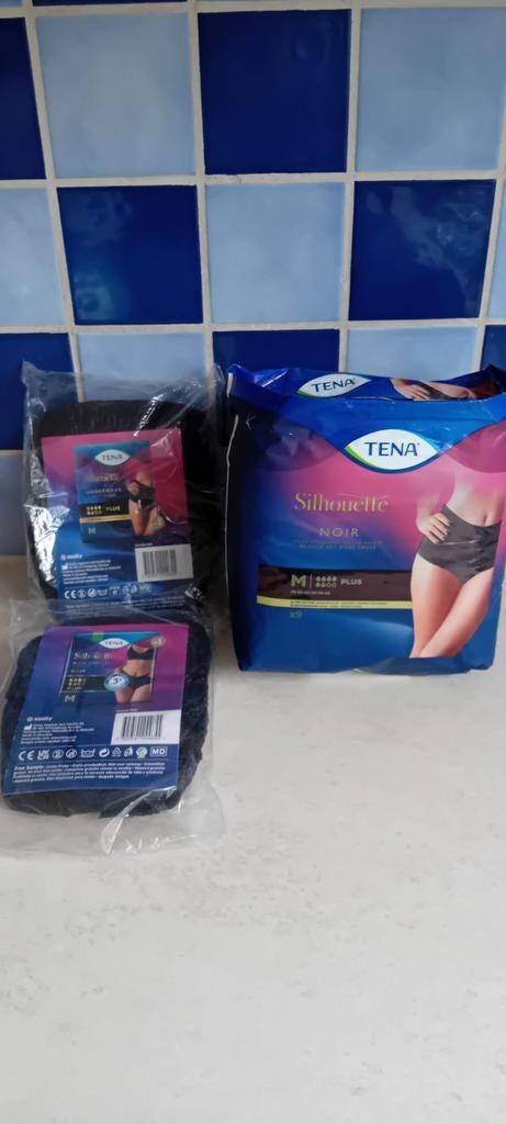 Tena Silhouette zwart maandverband maat M, Ophalen of Verzenden, Nieuw