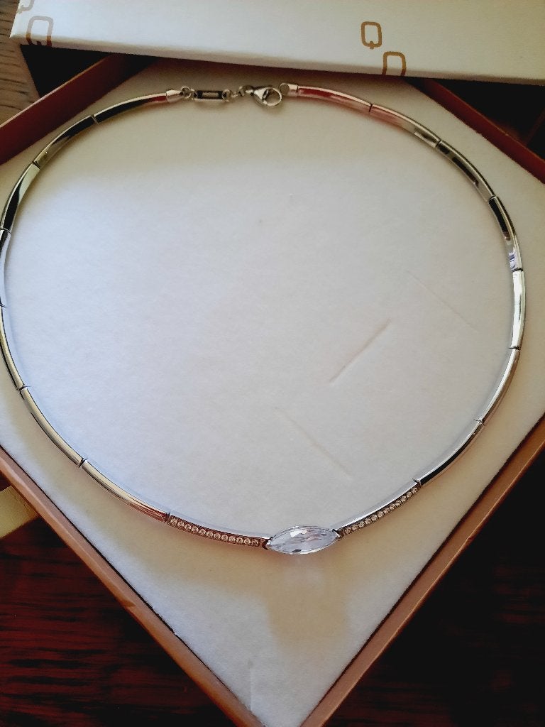 Nona jewels ketting, Ophalen of Verzenden, Zo goed als nieuw, Zilver, Zilver