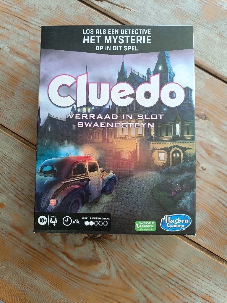 Supertof cluedo escape game, hasbro, 1-6 personen, Hobby en Vrije tijd, Ophalen, Zo goed als nieuw, HASBRO