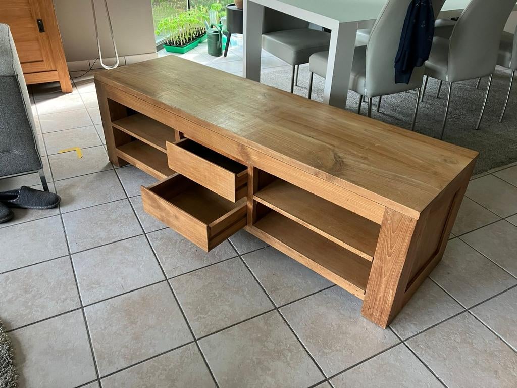 TV meubel Teak, Enlèvement