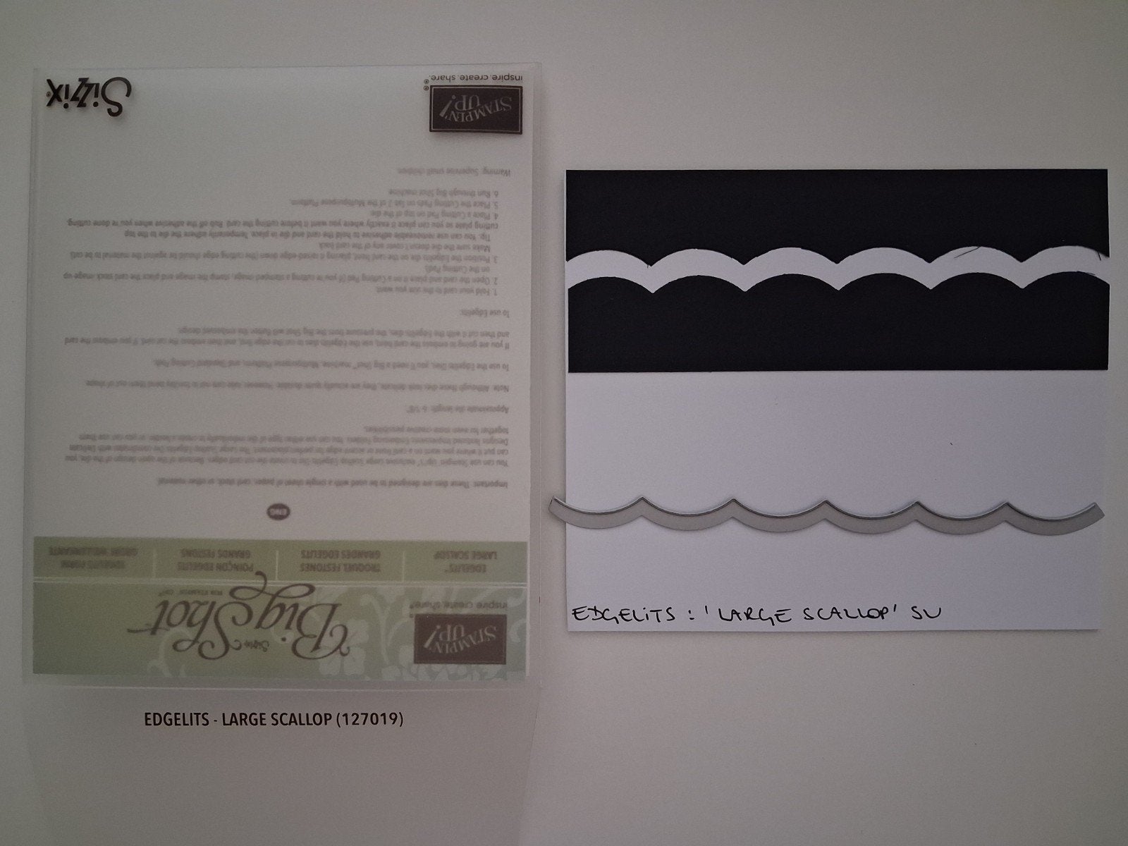 Stampin Up - snijmal Edgelits - Large Scallop, Hobby en Vrije tijd, Ophalen