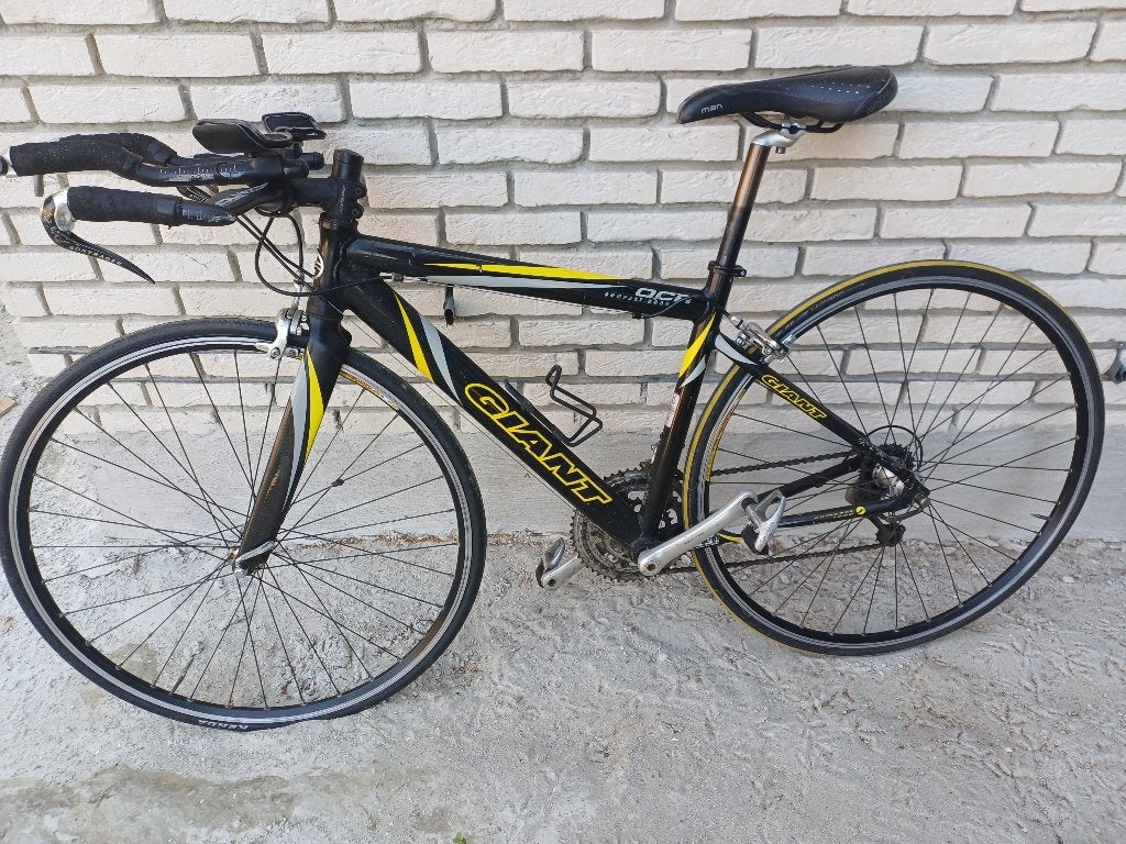 tijdritfiets, Fietsen en Brommers, Ophalen, Gebruikt, Velgrem, Aluminium