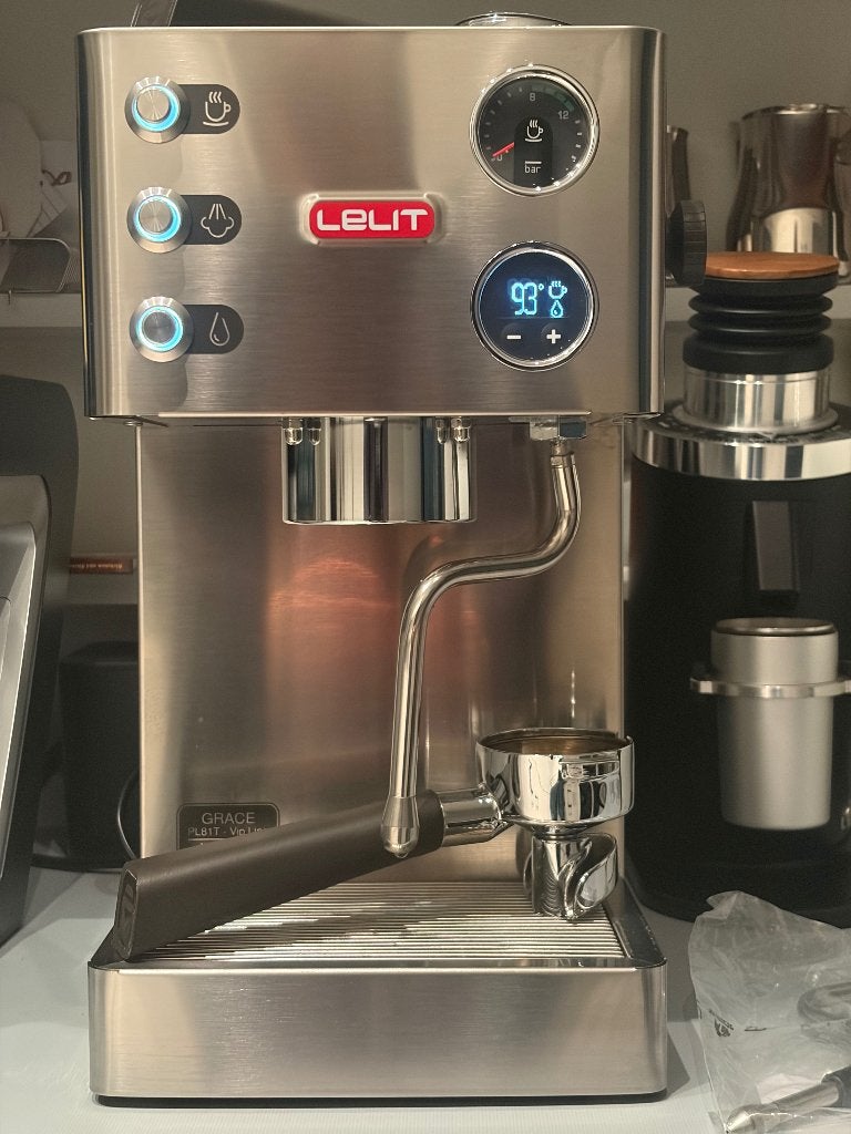 Lelit Grace PL81T Espressomachine, Elektronische apparatuur, Koffiezetapparaten, Espresso apparaat, 10 kopjes of meer, Ophalen of Verzenden
