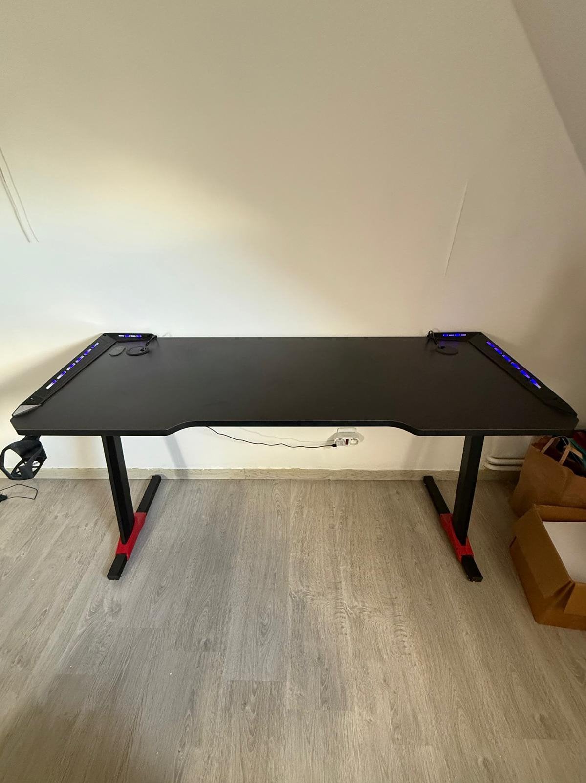 Zentura Gaming Bureau, Maison & Meubles, Bureaux, Enlèvement, Noir