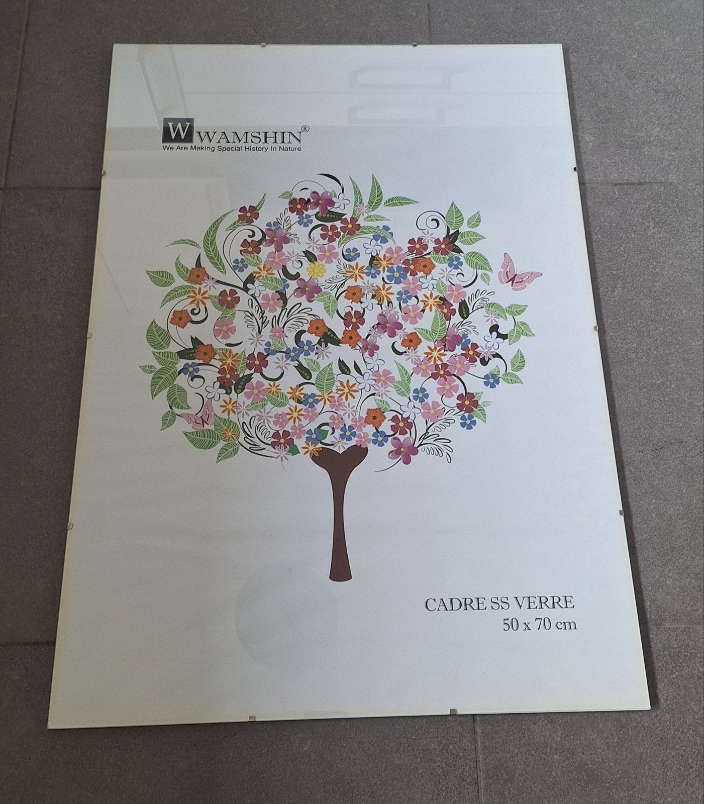 NIEUW glazen frame 50x70cm, Huis en Inrichting, Woonaccessoires | Lijsten, Ophalen, Met glas, Nieuw, 50 cm