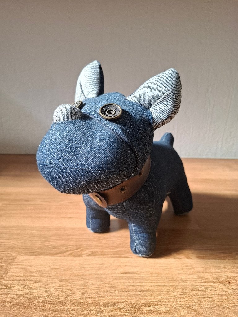 Vintage Jack & Jones Denim Franse Bulldog - Collectors Item!, Ophalen of Verzenden, Zo goed als nieuw, Overige typen