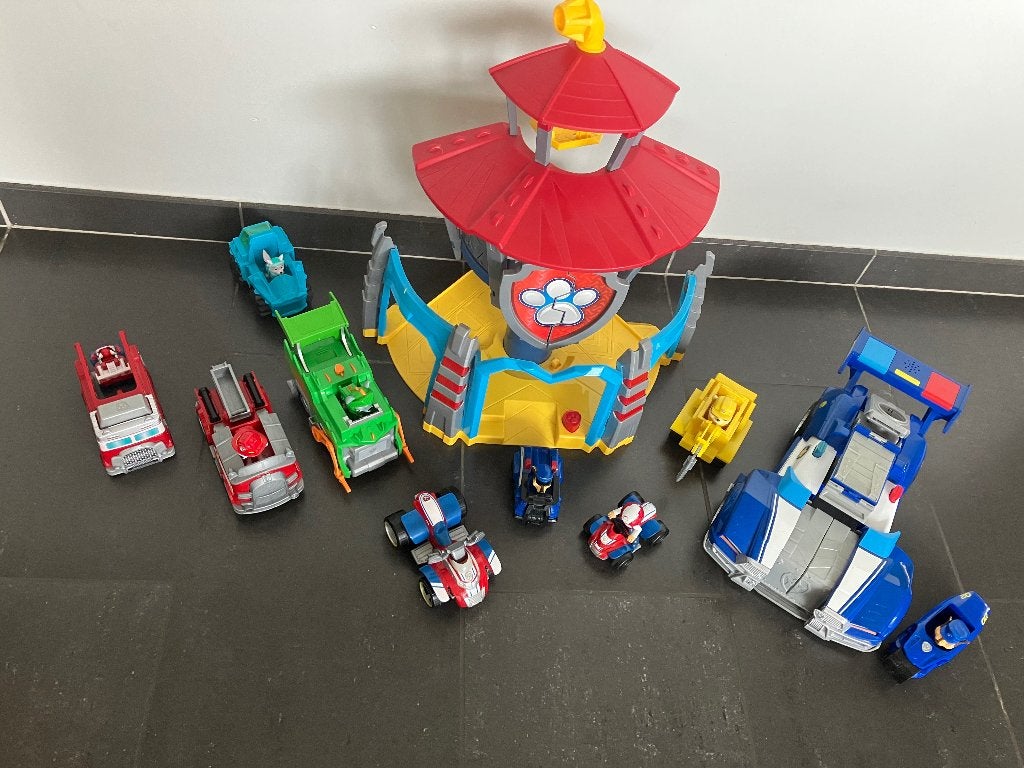 Paw patrol set, Kinderen en Baby's, Speelgoed | Actiefiguren, Ophalen, Zo goed als nieuw