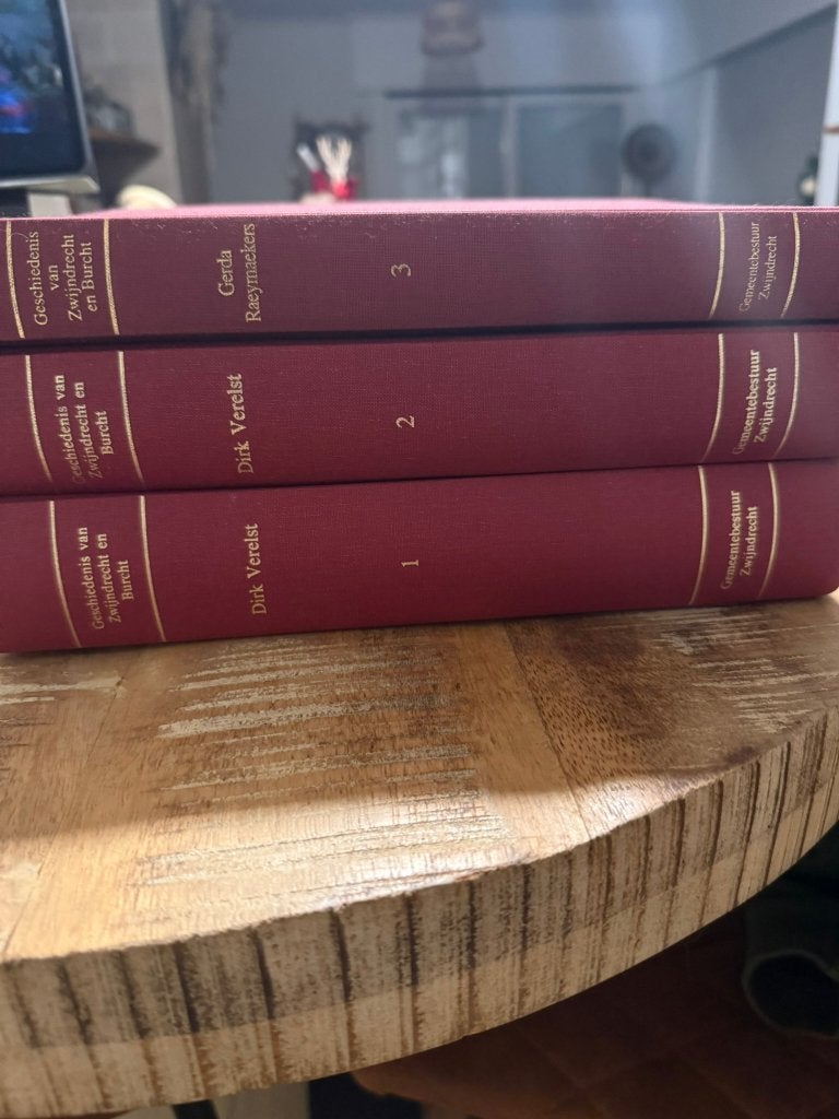 Geschiedenis van Zwijndrecht en Burcht. SET 3 delen compleet, Comme neuf, Dirk Verelst, Enlèvement ou Envoi, 17e et 18e siècles