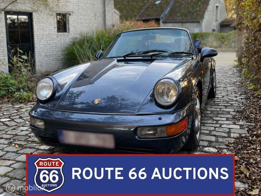 Porsche 911 Carrera 4 Cabriolet | 1990 | Route 66 Auctions, Autos, Achat, Entreprise, Boîte manuelle, Autre carrosserie