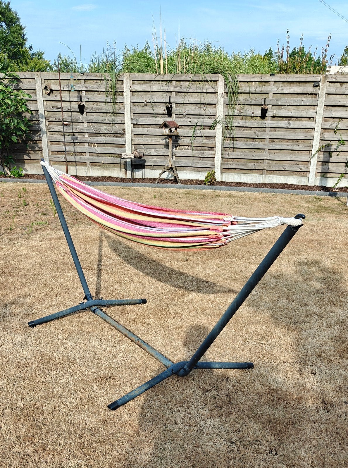 hangmat met standaard, Tuin en Terras, Hangmatten, Ophalen, Gebruikt, Met standaard, Eenpersoons