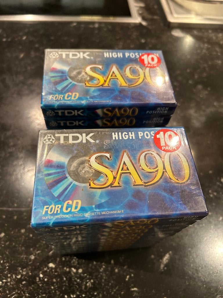 K7 TDK SA90 NEUVE SOUS BLISTER d'ORIGINE, Enlèvement ou Envoi, Autres marques